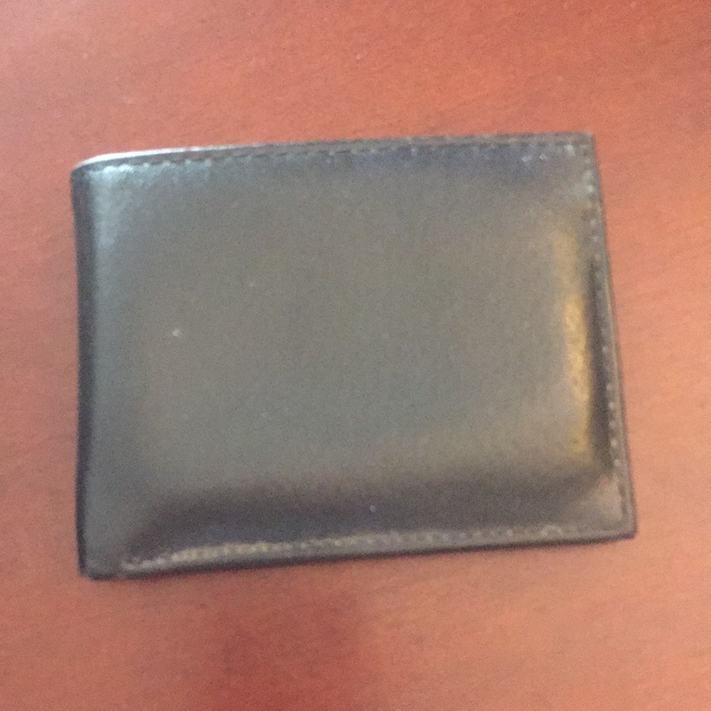Genuine Leather Wallet BLK